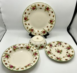 Royal Albert Old Country Roses Casual Classics  ~ Service For 4 ~ 4