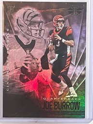 2020 Panini Illusions Joe Burrow Purple Parallel Rookie Card #5