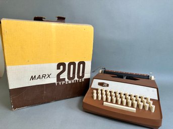 A Vintage Marx 200 Typewriter