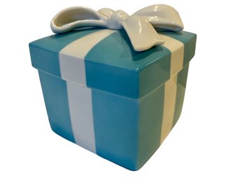 Tiffany And Co', Porcelain Gift Form Box.