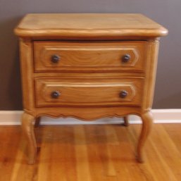 Single Pine 2 Drawer Night Stand