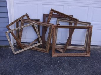 Lot Of Wood Picture Frames