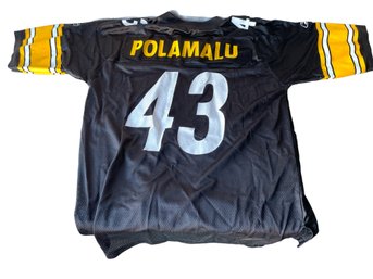 Troy Polamalu Pittsburg Steelers #43 , Reebok Jersey. Size L Men.
