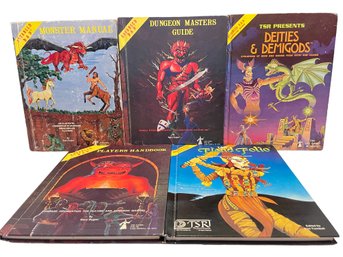 Advanced D &D (Dungeons And Dragons) 5 Vintage Books 1970'-80'