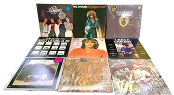 Collection Of 9 LP Albums- Players, Rex Smith, Tom Rush And More (D)