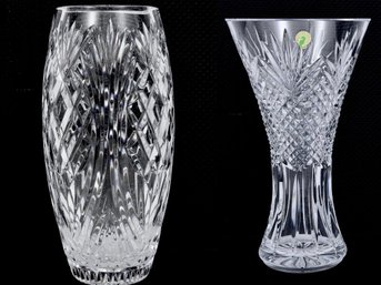 Pair Of Waterford Crystal Vases