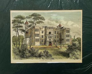 Charlton House In 1845 Matted Book Plate