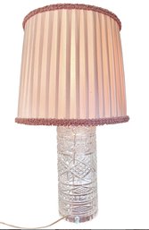 Vintage Waterford Cut Crystal Table Lamp
