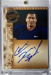 Colin Kaepernick 2011 Press Pass Authentics Blue Ink Auto