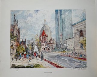 Copley Square Boston AP Signed By Kamil Kubik