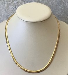 14k GOLD FILLED Herringbone Chain