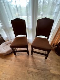 6 Tiger Oak Chairs
