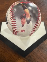 Official American League Rawlings Commemorative Photo Baseball Of Nomar Garciaparra