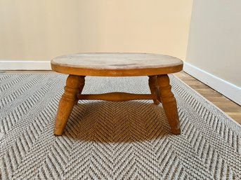 Everyone Needs An Extra Step Up! Wooden Footstool