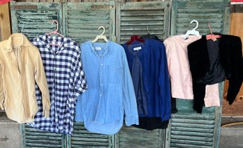 7 Button Ups Jackets, Erez Levy, J Crew, Victoria's Secret, Aquasculum Of London,