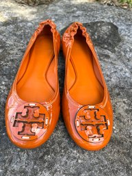 Tory Burch Burnt Orange Flats Size 7M