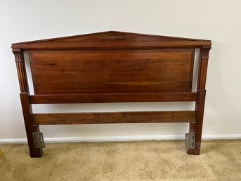 Vintage Wooden Davis Cabinet Co. Headboard