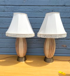 Pair Mid Century Modern Lamps