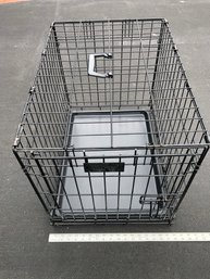 Metal Dog Or Animal Crate, Medium Size, 24 X 18 X 20 Tall. Clean Condition