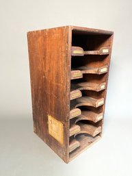 An Old Wooden File Cabinet