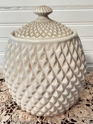 Belleek Cookie Jar