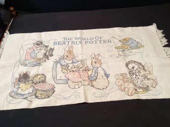 Beatrix Potter  World Of Peter Rabbit Cotton Throw Rug