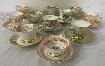 Lot Of Classic Bone China English Cups And Saucers