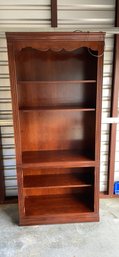 Cherry Wood Bookshelf *THIS ITEM LOCATED IN NEW HAVEN FOR PICKUP. **ARRANGE TO PICKUP BY CALLING RACHEL/CHRIS