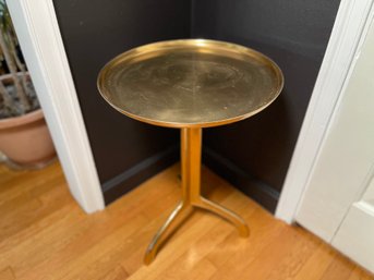 A Pretty Brass Accent Table