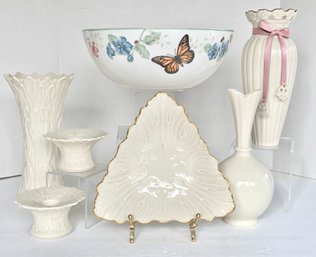 Collection Of Lenox Table Top And Entertaining Pieces