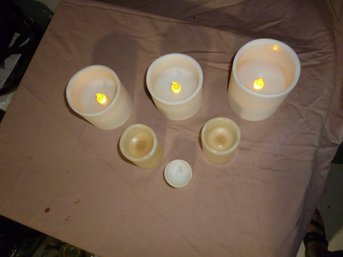 Candle Lot #4: Battery Operated Flameless Candles 6 Pieces
