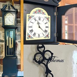 Fully Working Seth Thomas Grandfather Clock With Hourly Chime