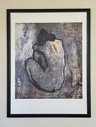 Blue Nude By Pablo Picasso Framed Print On Poster Board