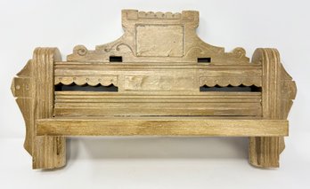 Antique Carved Victorian Shelf Wall Hanging