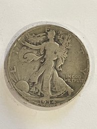 1934-S  Walking Liberty Silver Half Dollar