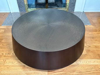 Crate & Barrel Udon Round Coffee Table