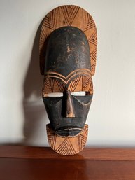 African Wooden Carved Tribal Mask