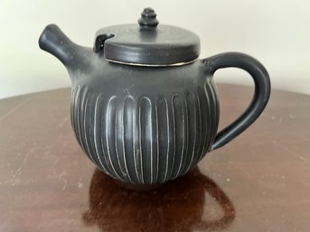 Black Ceramic Tea Pot