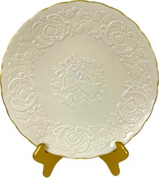 Large Lenox Embossed Marriage Plate