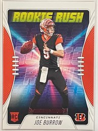 2020 Panini Rookies And Stars Joe Burrow Rookie Red Parallel Card #RR-1