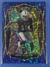 2020 Panini Select Premier Level Henry Ruggs III Blue Disco Prizm Rookie Card #158    Numbered 25/25