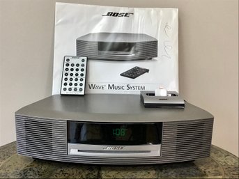 BOSE WAVE Music System And I Phone Connect!