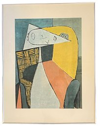 Pre Picasso's Death - Fine Art Print 'Seated Woman' 25' X 32'