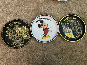 3 Disney Trays For Cocktails Or Treats