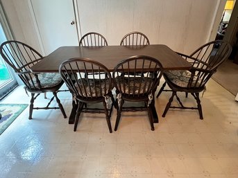 Treadle Table W/6 Chairs