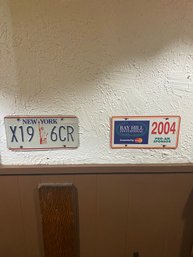 Two License Plates