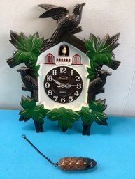 Plastic Vintage Coocoo  Clock
