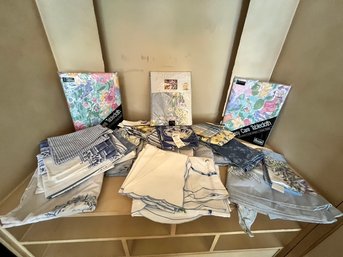 Blues And Greens, Soft Pastels, Table Linen, NWT And More