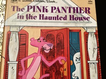 The Pink Panther In The Haunted House LGB Out Of Print Little Golden Book