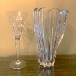 Waterford Vase & Goblet - Both Signed